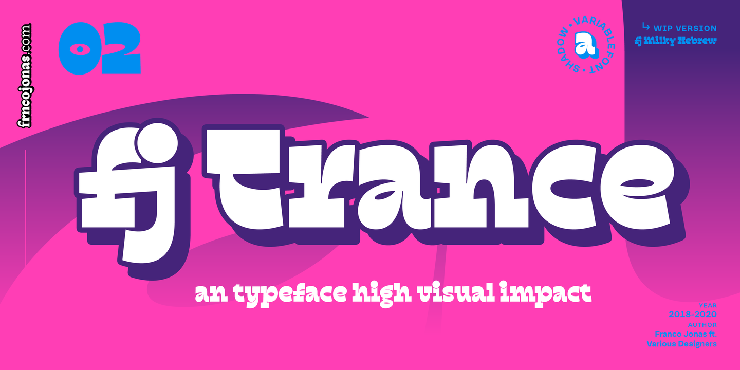 Example font fj Trance #1